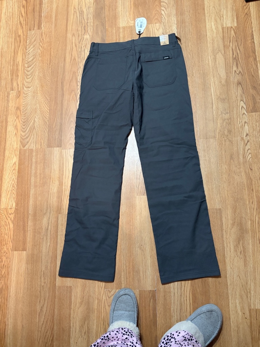 prAna Stretch Zion Pant - Water Repellent / Roll-up Hem - Grey - Picture 9 of 14